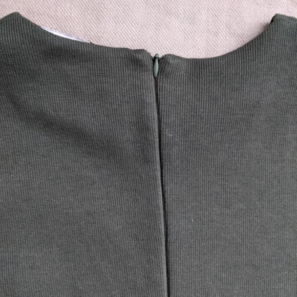 Zara dark green shift dress - Picture 9 of 9